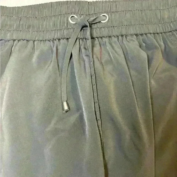 NWOT Express High Rise Satin Cargo Joggers Dark Grey Size XS. - Picture 3 of 7